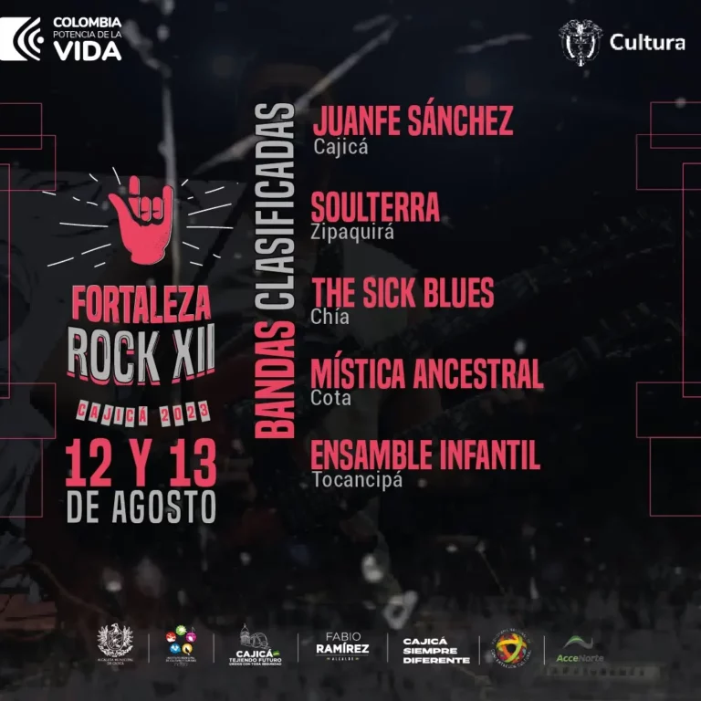 Bandas selecionadas-