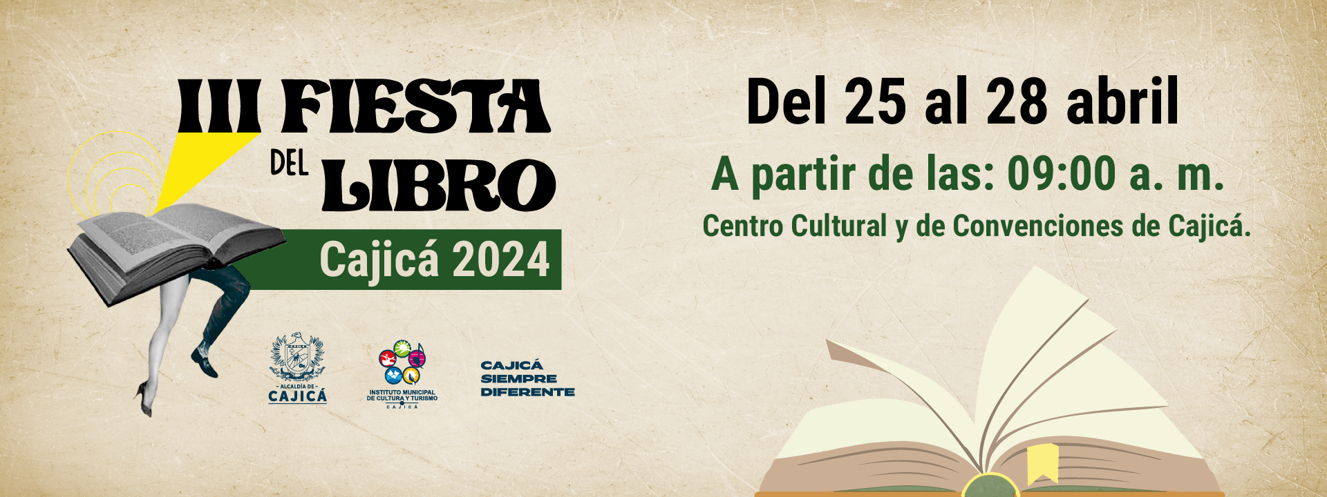 La III Fiesta del Libro de Cajicá cierra con éxito una celebración literaria inolvidable.