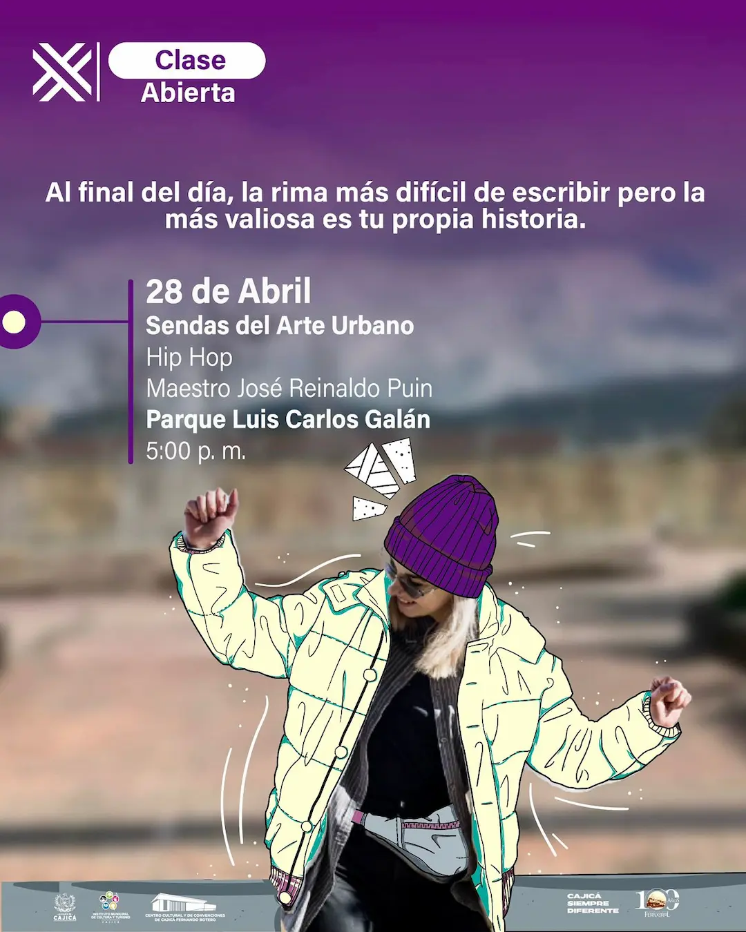 📅 Detalles del Evento Fecha: Martes, 28 de abril de 2026 Hora: 5:00 p.m. Lugar: Concha Acústica - Parque Luis Carlos Galán