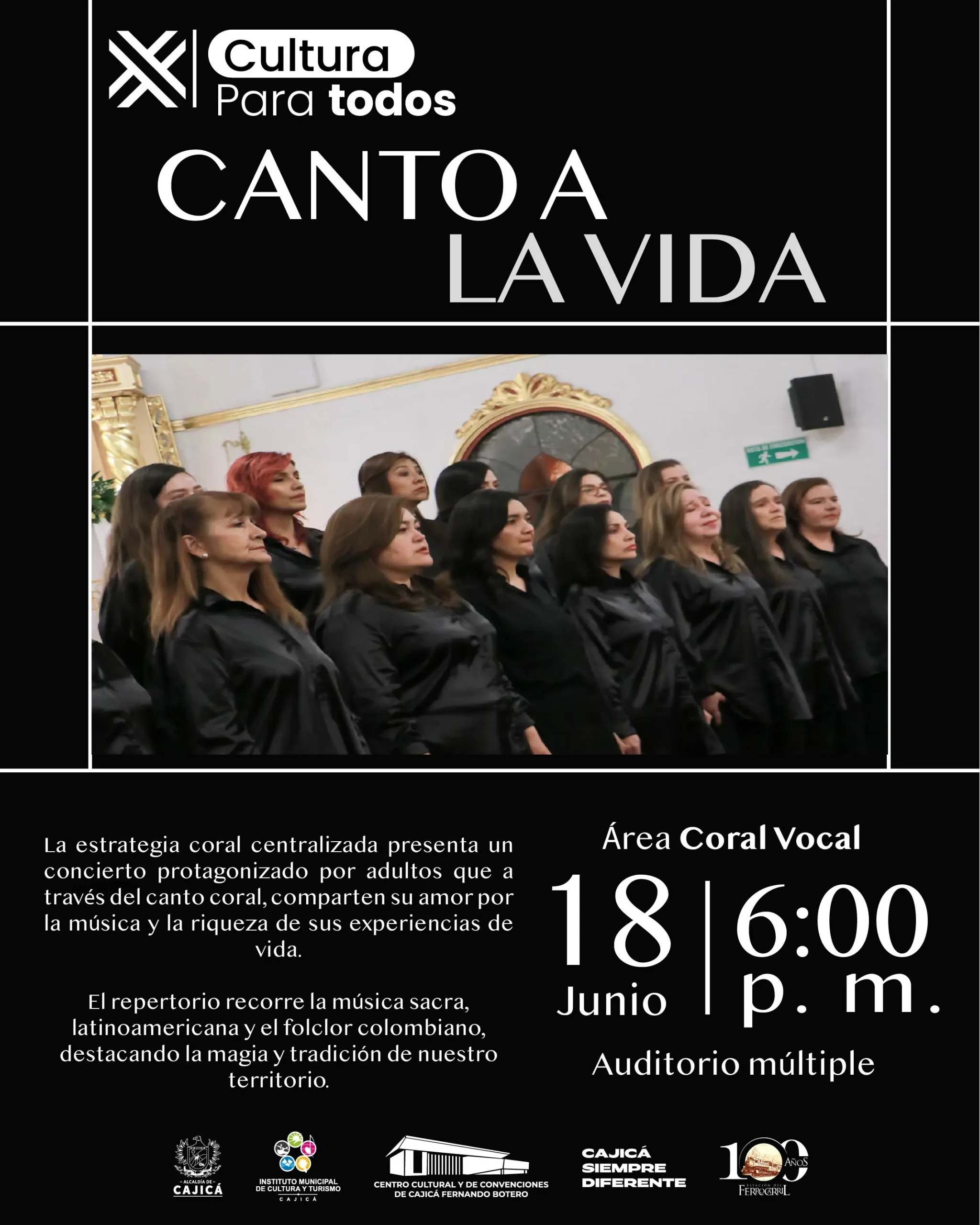 Cultura para todos - cantos a la vida