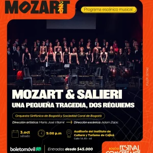 Mozart y Salieri Orquesta Sinfónica & Sociedad Coral de Bogotá (FOSBO)